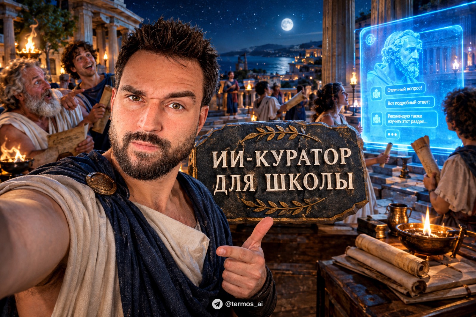 Обложка статьи: ИИ-куратор отвечает ученикам онлайн-школы прямо внутри урока
