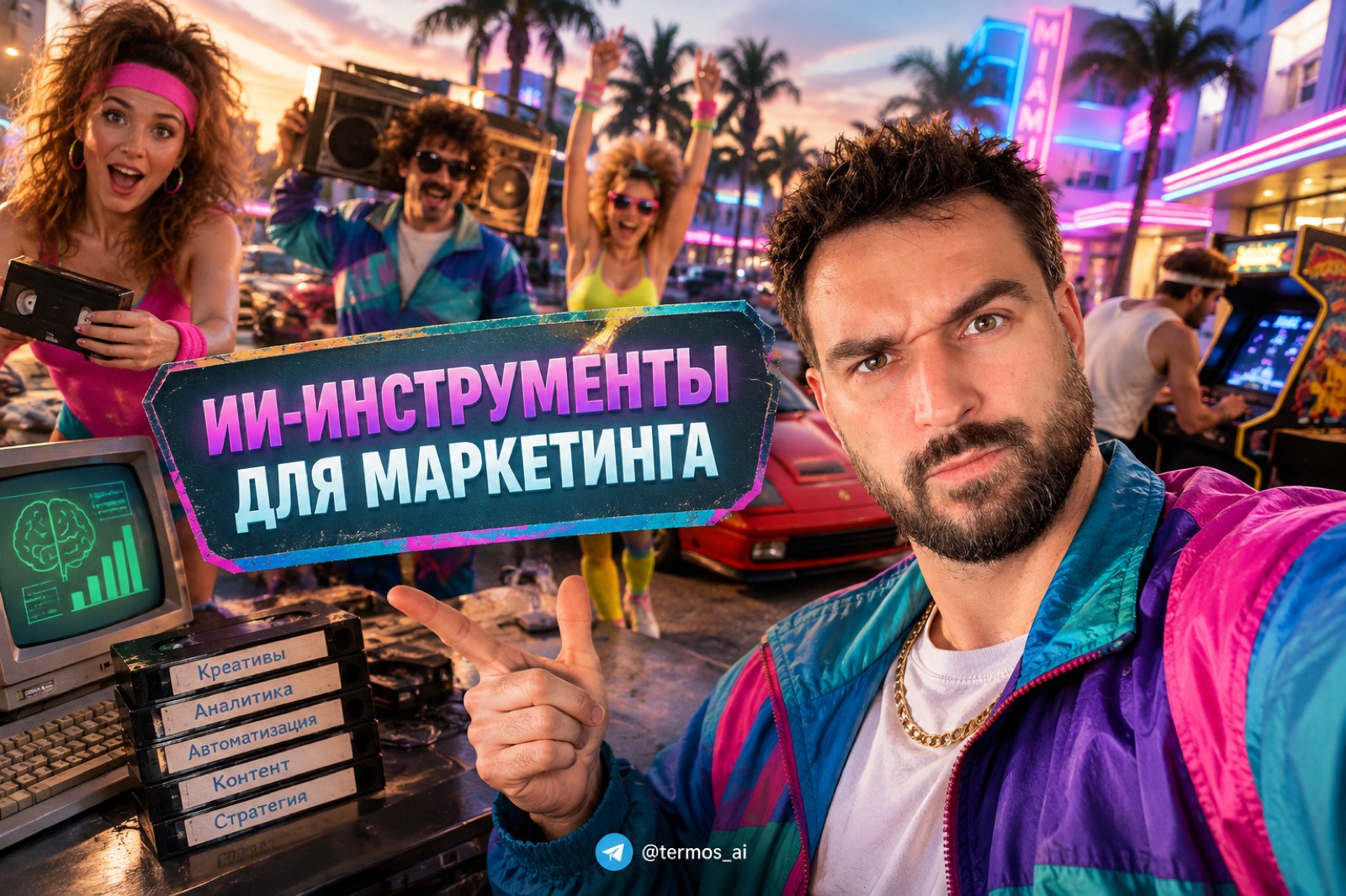 Обложка статьи: ИИ-инструменты для маркетинга