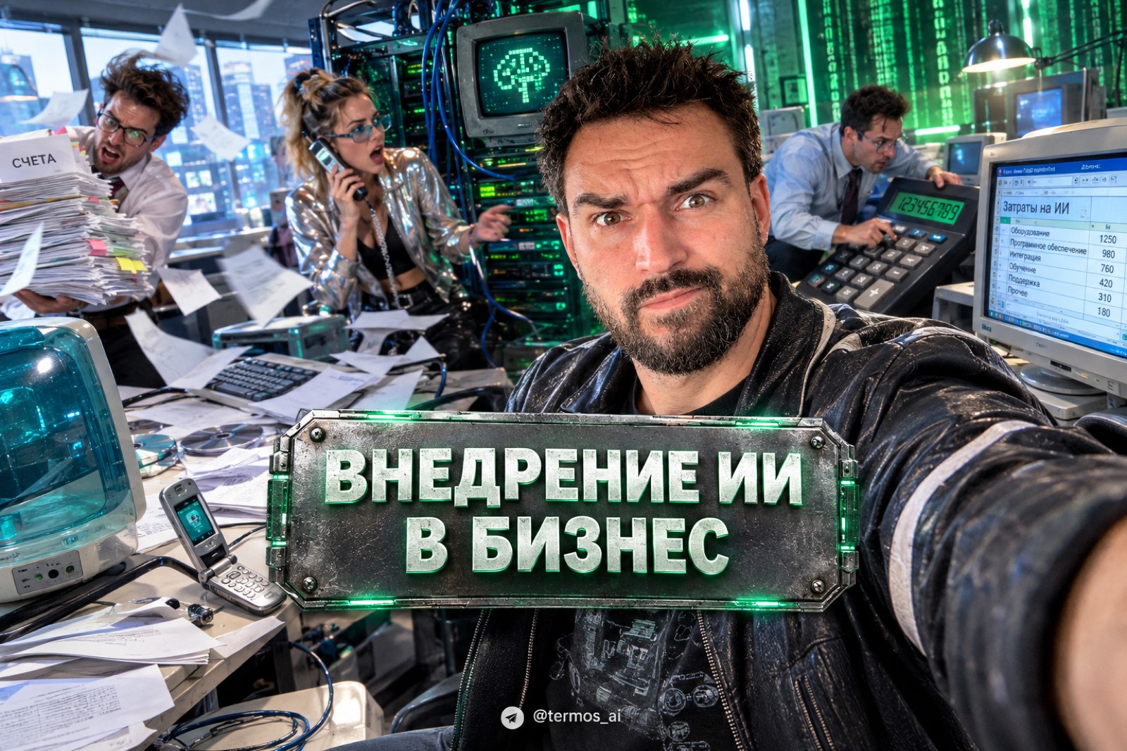 Обложка статьи: стоимость внедрения ИИ в бизнес