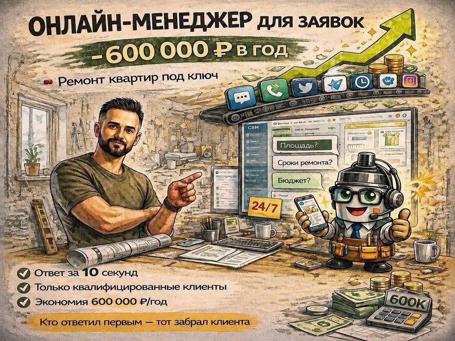 Обложка кейса: ИИ-менеджер для обработки заявок