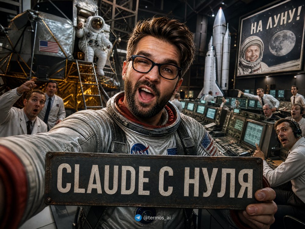 Обложка гайда «Claude с нуля: от первого чата до скиллов и Claude Code»